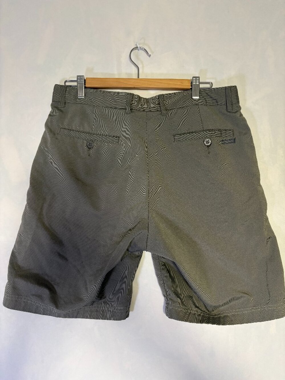 Sunice Men’s Grey Golf Shorts Performance Chino Flat Front